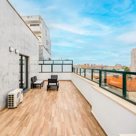 Gaia Terrace Apartamento Qian 2Br Ac L Free Parking Vila Nova de Gaia Exterior foto